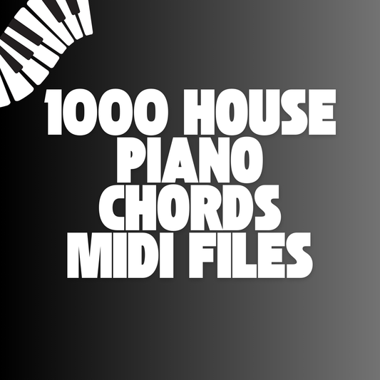 1000 House Piano Midi Chords